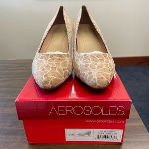 Aerosoles Silver Star Cork Combo Pumps